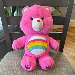 Care Bears Cheer Bear 2019 plush glitter eyes